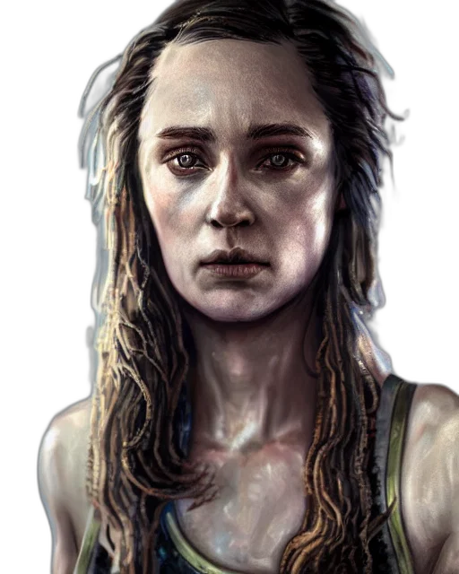 face, hair, dress, dragon transparent PNG cut-out
