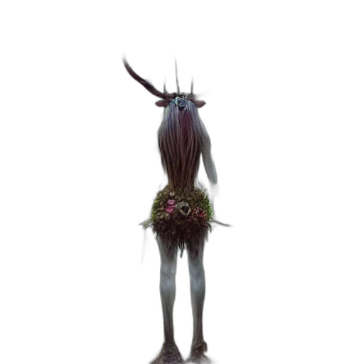 creature, animal, staff, crown transparent PNG cut-out