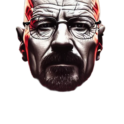 face, mask, robot, animal, photorealistic, 3d render, comic book art, cartoon transparent PNG cut-out