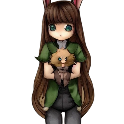 staff, animal, creature, pixel art transparent PNG cut-out