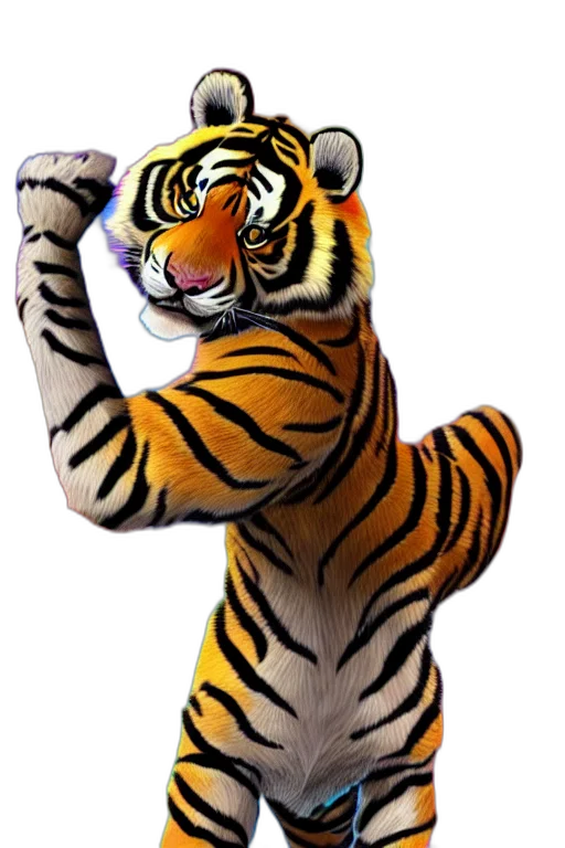 animal, creature, staff, 3d render, photorealistic, concept art, pixel art, male transparent PNG cut-out