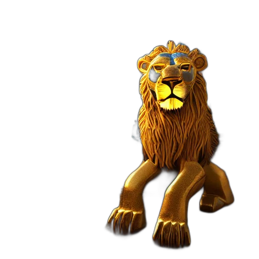 crown, animal, staff, creature transparent PNG cut-out