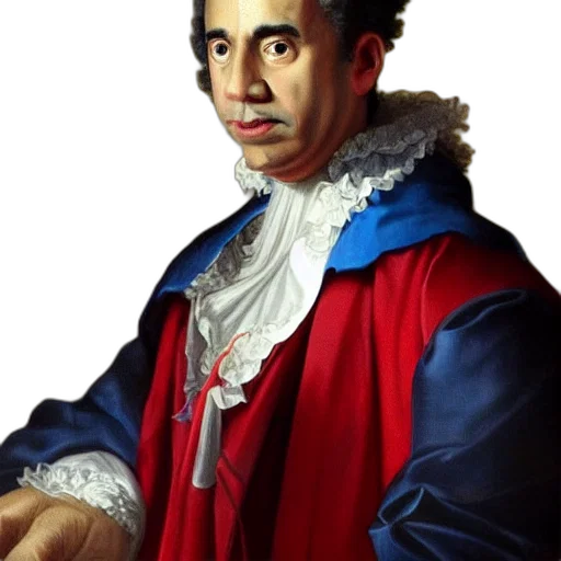 face, staff, jacket, mask, photorealistic, oil painting, baroque, obama transparent PNG cut-out