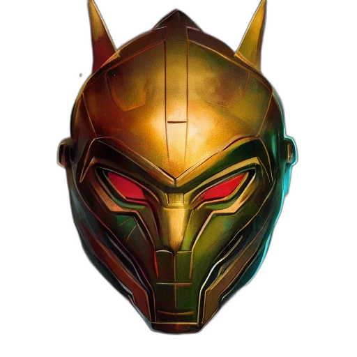 mask, face, concept art, comic book art transparent PNG cut-out