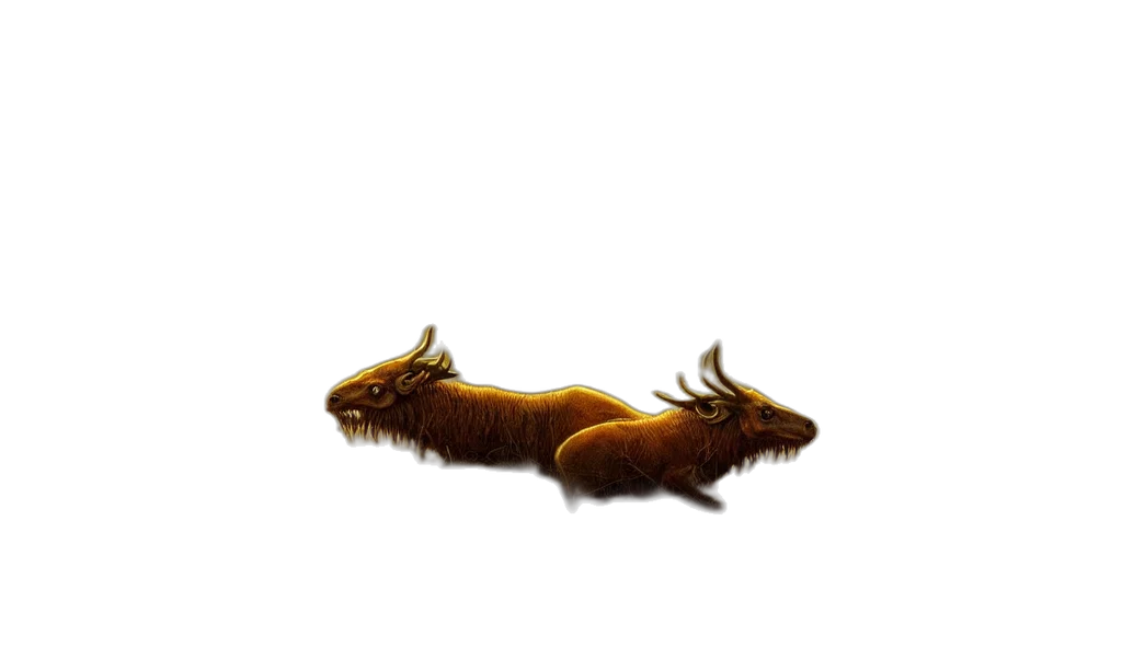 hair, animal, creature, dragon, photorealistic, concept art, 3d render, fantasy art transparent PNG cut-out