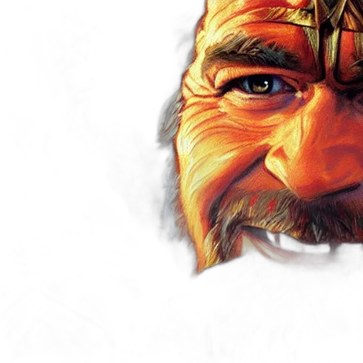 face, mask, comic book art, photorealistic transparent PNG cut-out