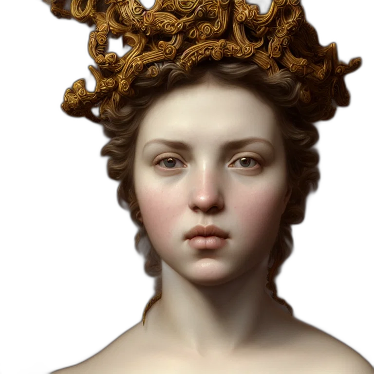 crown, hair, hat, jewelry, photorealistic, fantasy art, concept art, oil painting transparent PNG cut-out