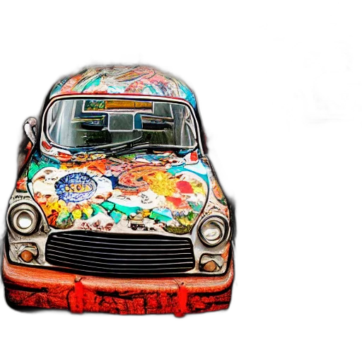 car, photorealistic, high, quality transparent PNG cut-out