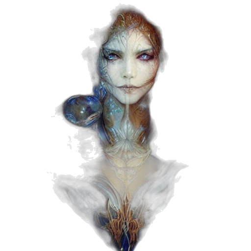 face, creature, mask, robot transparent PNG cut-out