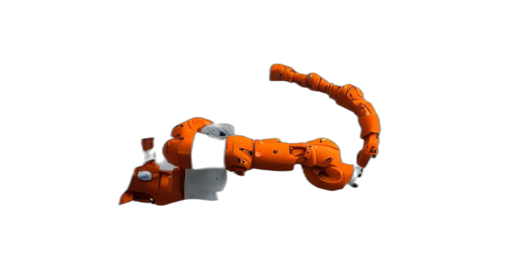 robot, weapon, staff, animal, 3d render, concept art, pixel art, close transparent PNG cut-out