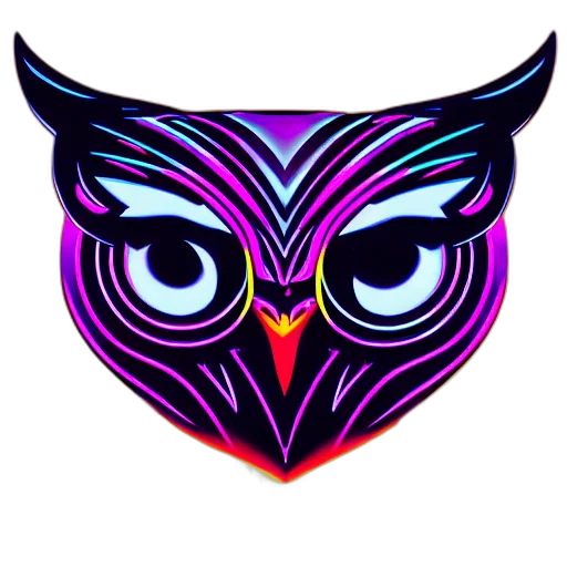 mask, vaporwave, 3d render, pixel art transparent PNG cut-out