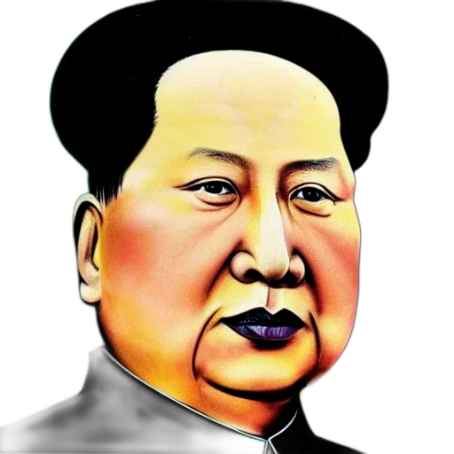 face, mask, photorealistic, cartoon, oil painting, concept art, mao, zedong transparent PNG cut-out