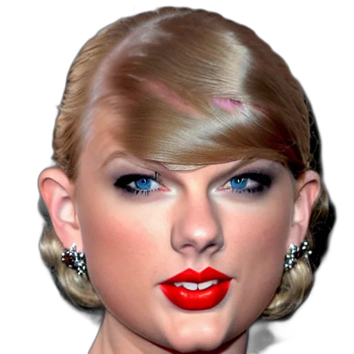 face, jewelry, hair, photorealistic transparent PNG cut-out