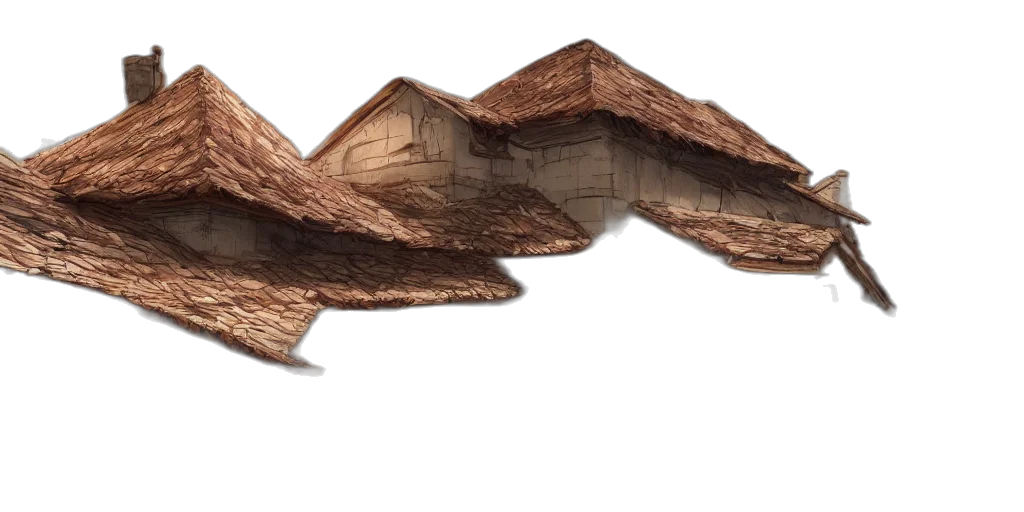 shoes, hair, furniture, weapon, 3d render, concept art, photorealistic, earth tones transparent PNG cut-out