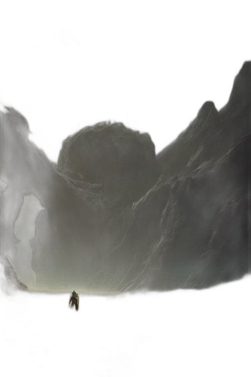 dragon, sword, creature, concept art, fantasy art, watercolor, anime, fog transparent PNG cut-out