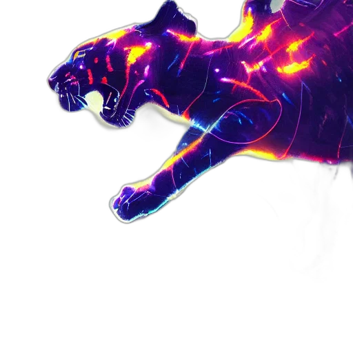 animal, creature, dragon, staff, concept art, cyberpunk, fantasy art, comic book art transparent PNG cut-out