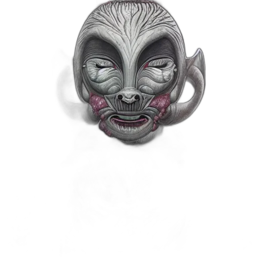 mask, jewelry, creature, face transparent PNG cut-out
