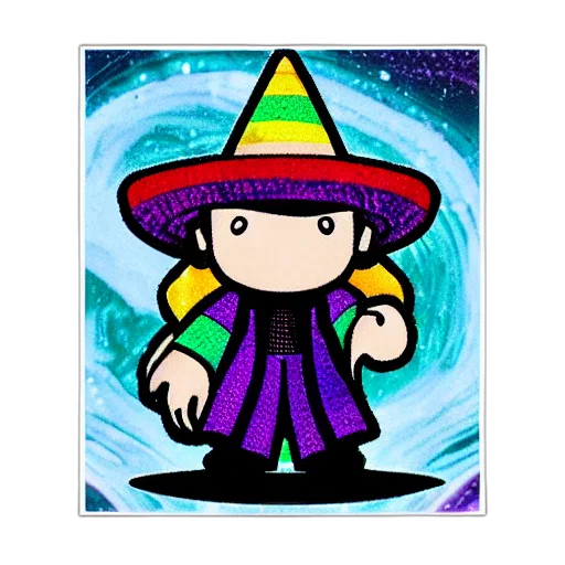 hat, staff, dress, pixel art transparent PNG cut-out