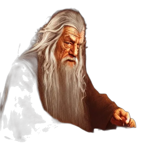 staff, dragon, face, hair transparent PNG cut-out