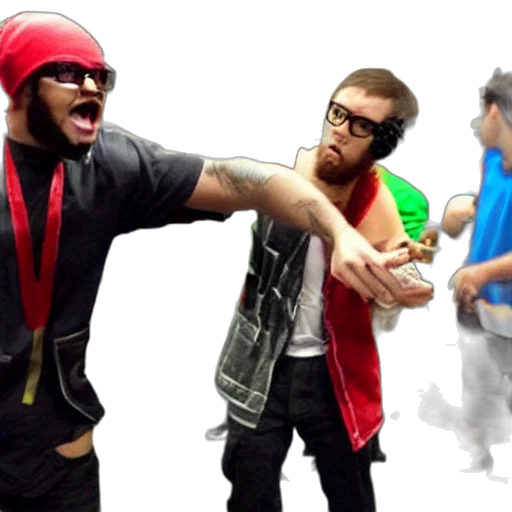 stereotypical, nerd, rap, battles transparent PNG cut-out