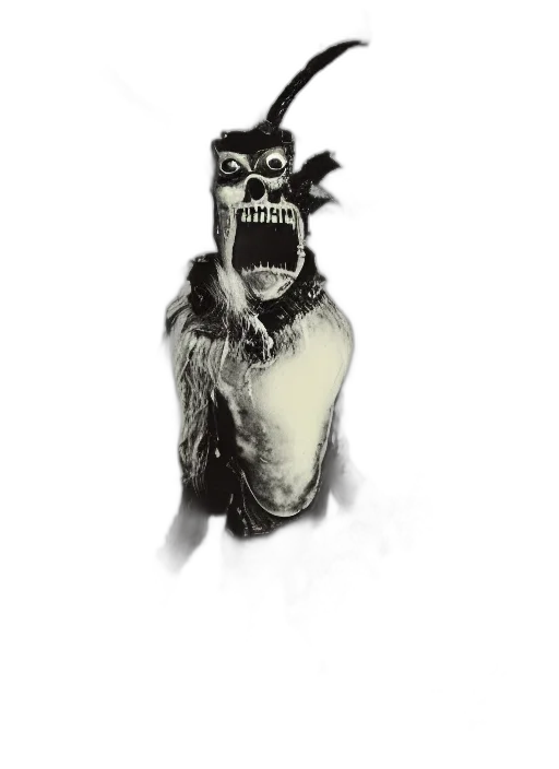 mask, animal, creature, staff transparent PNG cut-out
