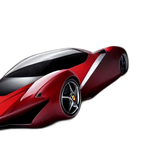 car, 3d render, photorealistic, concept art transparent PNG cut-out