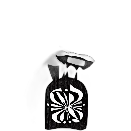 bottle, umbrella, jewelry, mask, 3d render, monochrome, kalimba, wooden transparent PNG cut-out