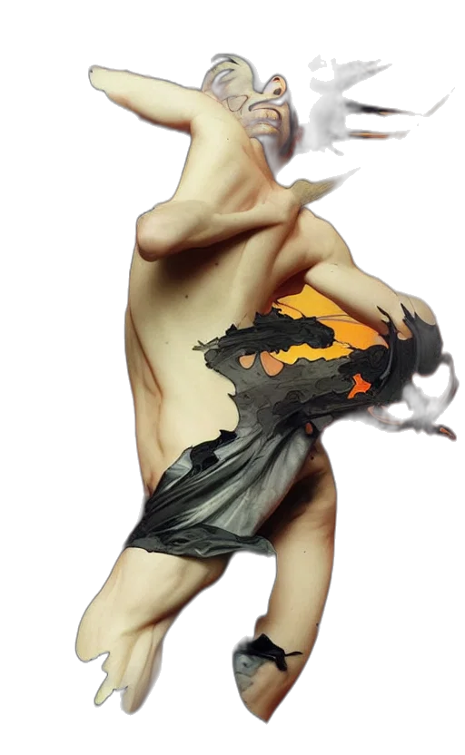 dragon, mask, weapon, creature transparent PNG cut-out