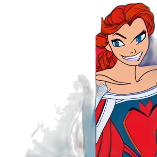 comic book art, cartoon, concept art, 3d render transparent PNG cut-out