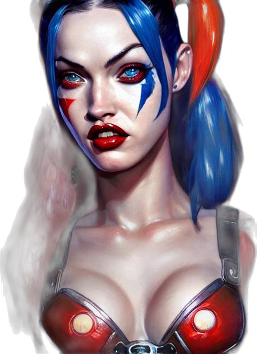 fantasy art, concept art, comic book art, cyberpunk transparent PNG cut-out