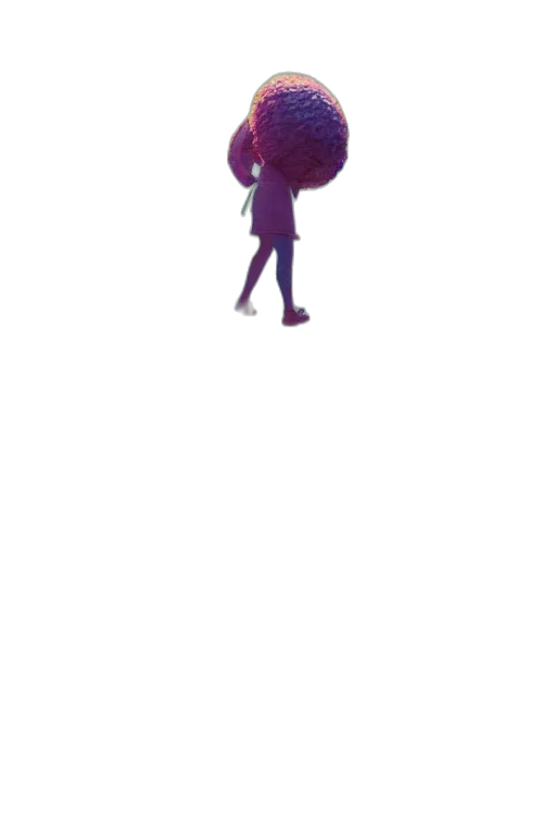 umbrella, staff, jacket, hat, pixel art, concept art, 3d render, watercolor transparent PNG cut-out
