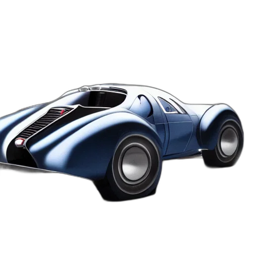 car, concept art, 3d render, photorealistic, fantasy art, futuristic, bugatti, type transparent PNG cut-out