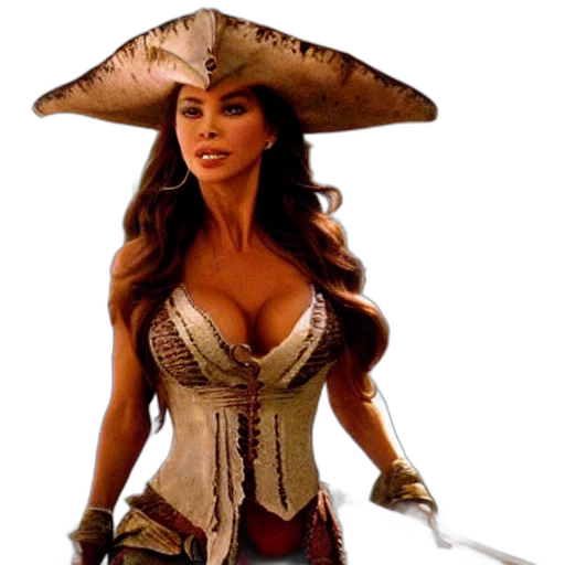 hat, fantasy art, concept art, photorealistic, comic book art, cinematic, still, sofia transparent PNG cut-out