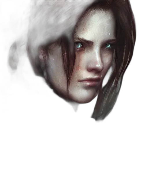 face, mask, creature, robot, photorealistic, concept art, fantasy art, comic book art transparent PNG cut-out