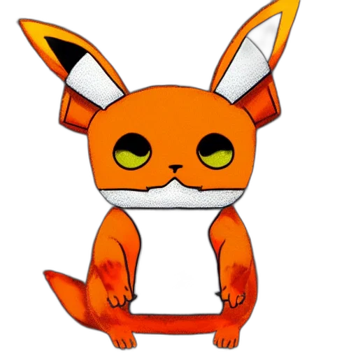staff, animal, creature, 3d render transparent PNG cut-out