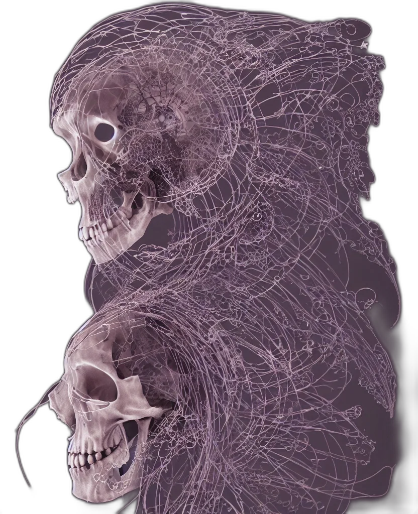 mask, creature, face, hair transparent PNG cut-out