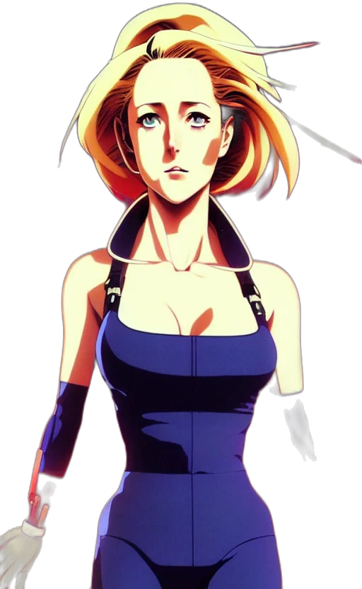 dress, staff, anime, concept art, cartoon, comic book art, colorful, neon transparent PNG cut-out