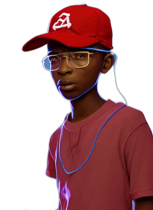 staff, hat, face, concept art, 3d render, photorealistic, cartoon, red transparent PNG cut-out