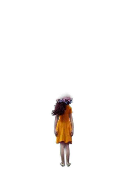 dress, hair, crown, flower, concept art, photorealistic, 3d render, watercolor transparent PNG cut-out