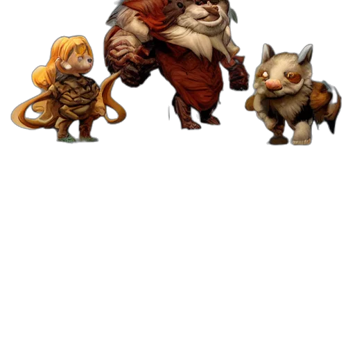 staff, creature, concept art, fantasy art transparent PNG cut-out