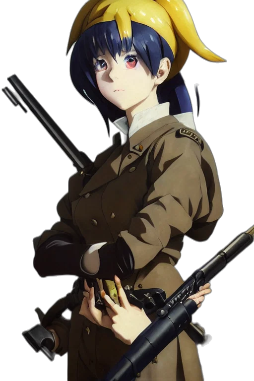 weapon, staff, sword, jacket, anime, pixel art, concept art, cartoon transparent PNG cut-out