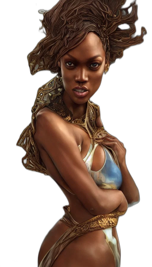 jewelry, face, fantasy art, concept art transparent PNG cut-out