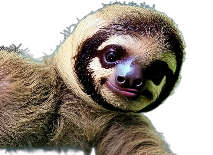 animal, creature, staff, face, photorealistic, 3d render, concept art, film transparent PNG cut-out