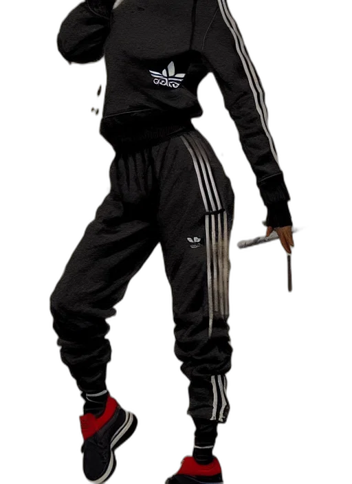 jacket, staff, concept art, 3d render transparent PNG cut-out