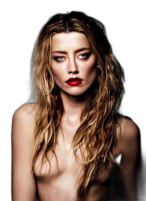 hair, face, photorealistic, cartoon transparent PNG cut-out