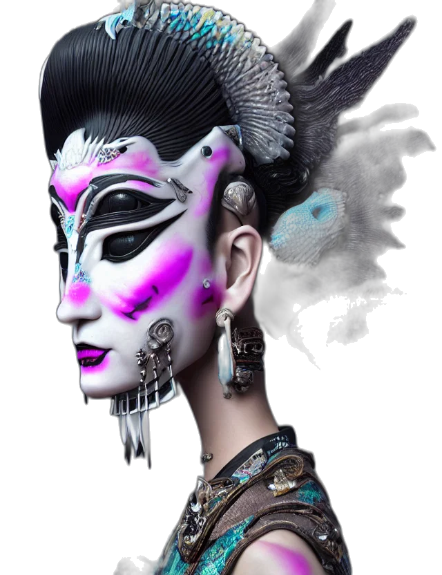mask, face, jewelry, crown transparent PNG cut-out