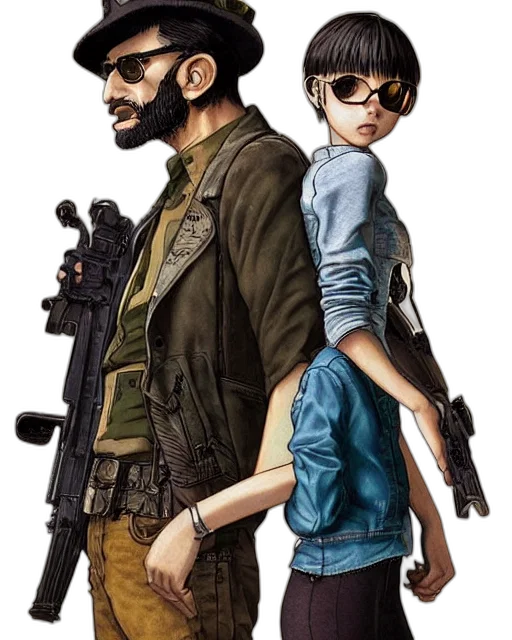 concept art, comic book art, cartoon, photorealistic transparent PNG cut-out