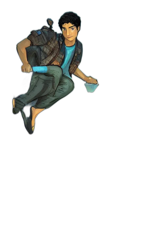 jacket, pixel art, concept art, comic book art transparent PNG cut-out