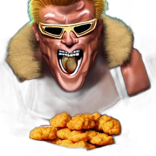 food, jacket, creature, face transparent PNG cut-out