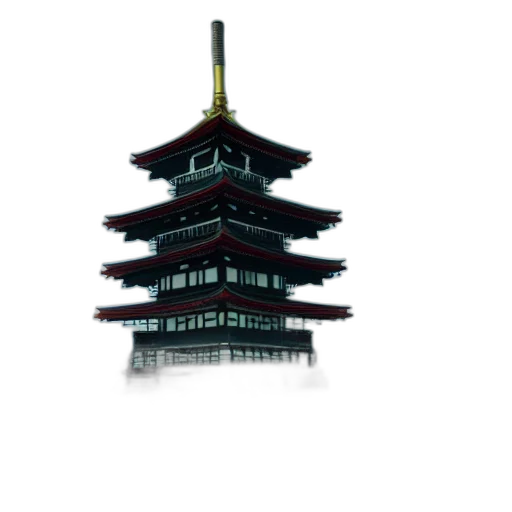 building, dragon, crown, staff transparent PNG cut-out